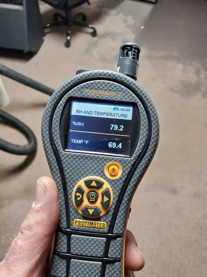 Moisture meter humidity assessment for Mold Remediation & Removal in Stoughton